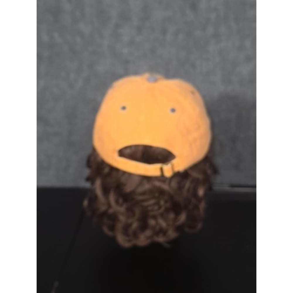 Time in Fashion NN Logo Baseball Cap Orange Blue Two Tone Adjustable Dad Hat - Picture 9 of 11